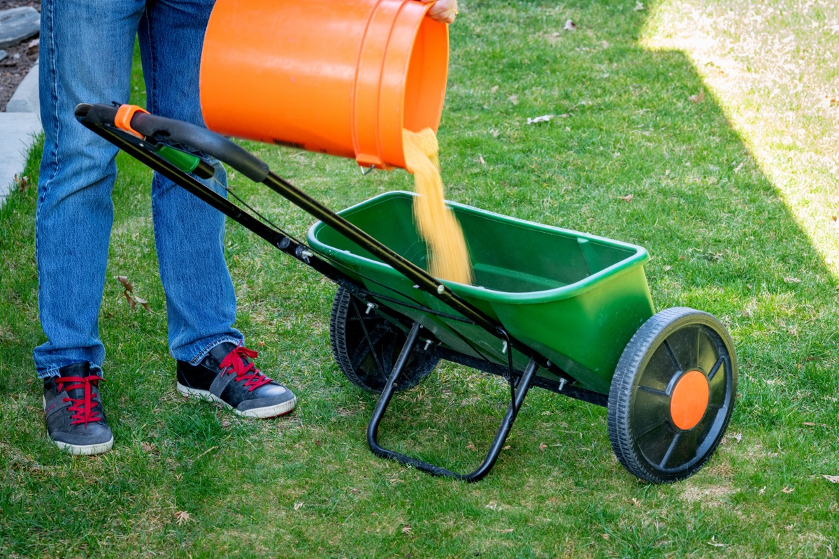 Groundcare machinery at work