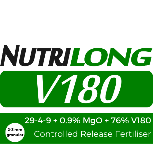 20kg bag of Nutrilong V180 29-4-9 + 0.9% MgO slow release granular turf fertiliser