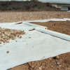 Terram 100 geotextile membrane roll for sub-base separation in paving, driveway and car park construction