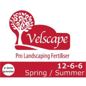 20kg bag of Velscape Spring Summer 12-6-6 granular fertiliser