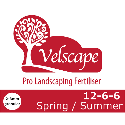 20kg bag of Velscape Spring Summer 12-6-6 granular fertiliser