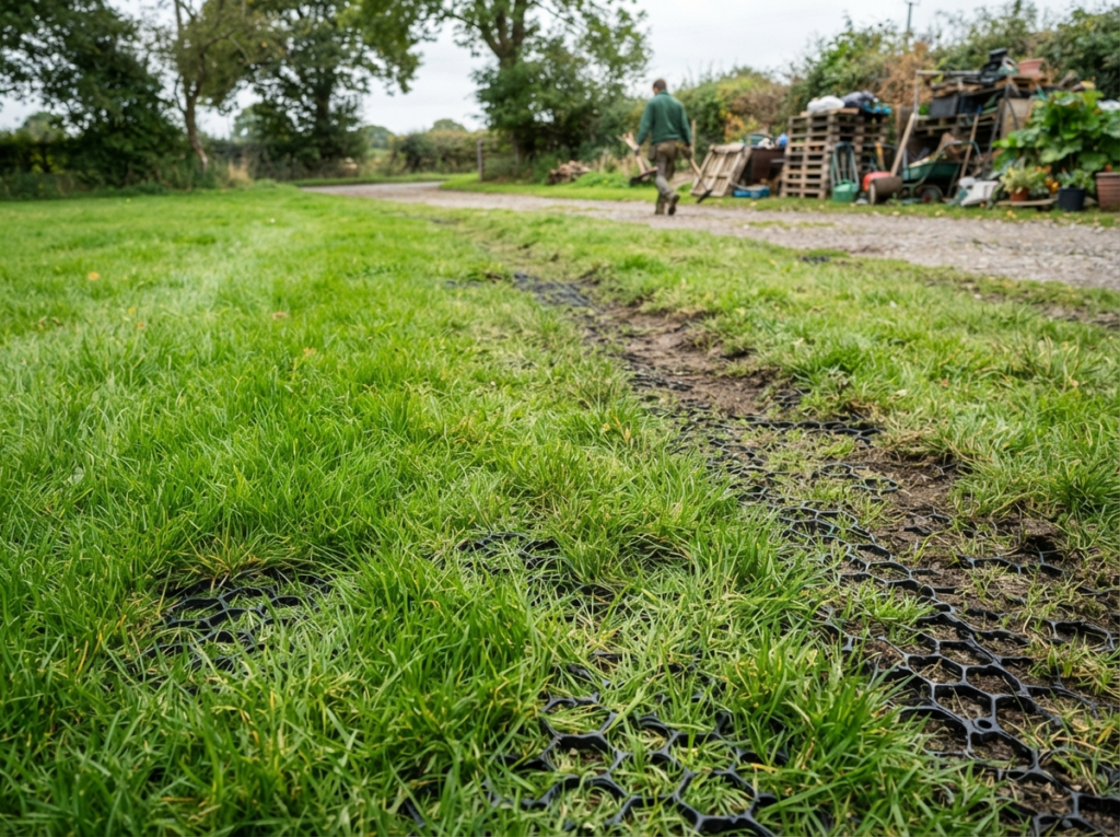 Photograph representing the Grass and Turf Reinforcement Mesh range