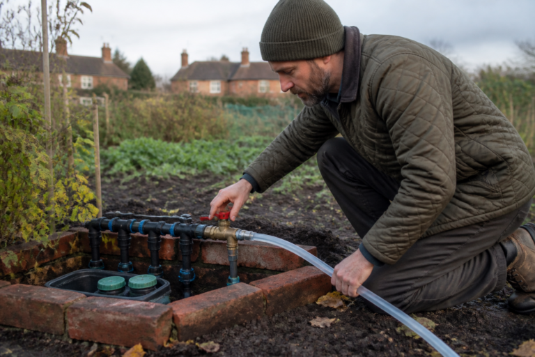 Drain and blow out your irrigation system before the first hard frost