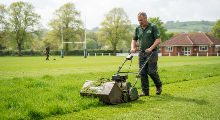 First cut of spring: set the blade to 40mm and ease your sward into the season