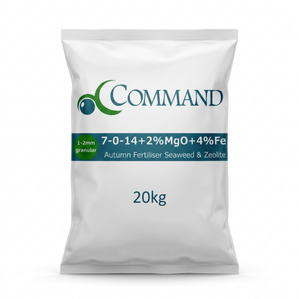 Command Autumn Fertiliser with Seaweed & Zeolite 7-0-14 + 2%MgO + 4%Fe